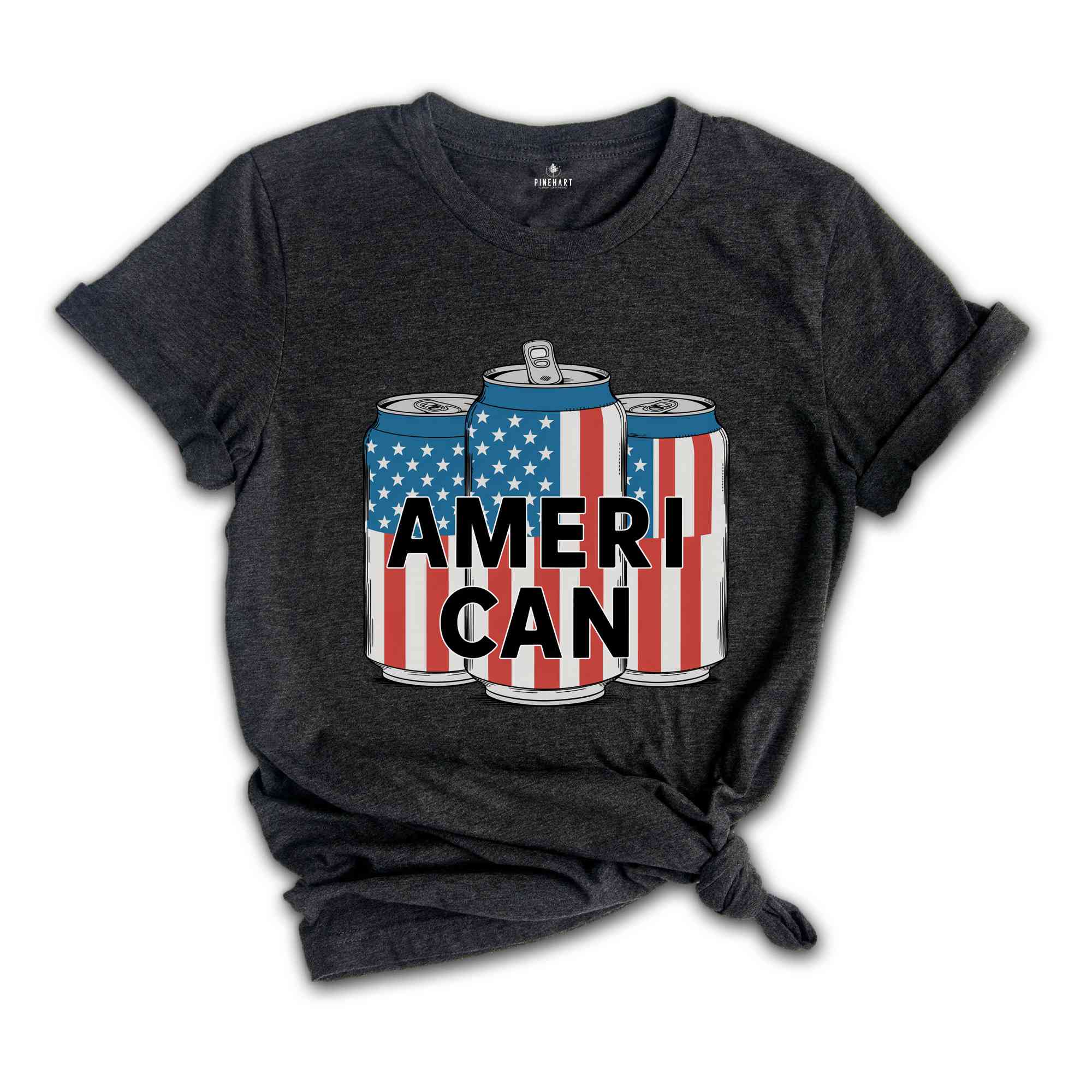 Ameri Can Shirt, 4th of July Shirt, American Flag Tshirt, Red White And Blue Shirt, freedom Gift Shirt