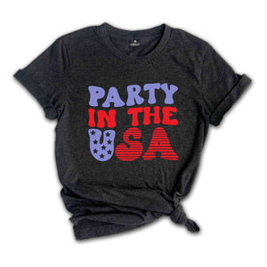 Party in USA Shirt, 4th Of July Shirt, American Flag Shirt, Independence Day Shirt, Womens 4th Shirt