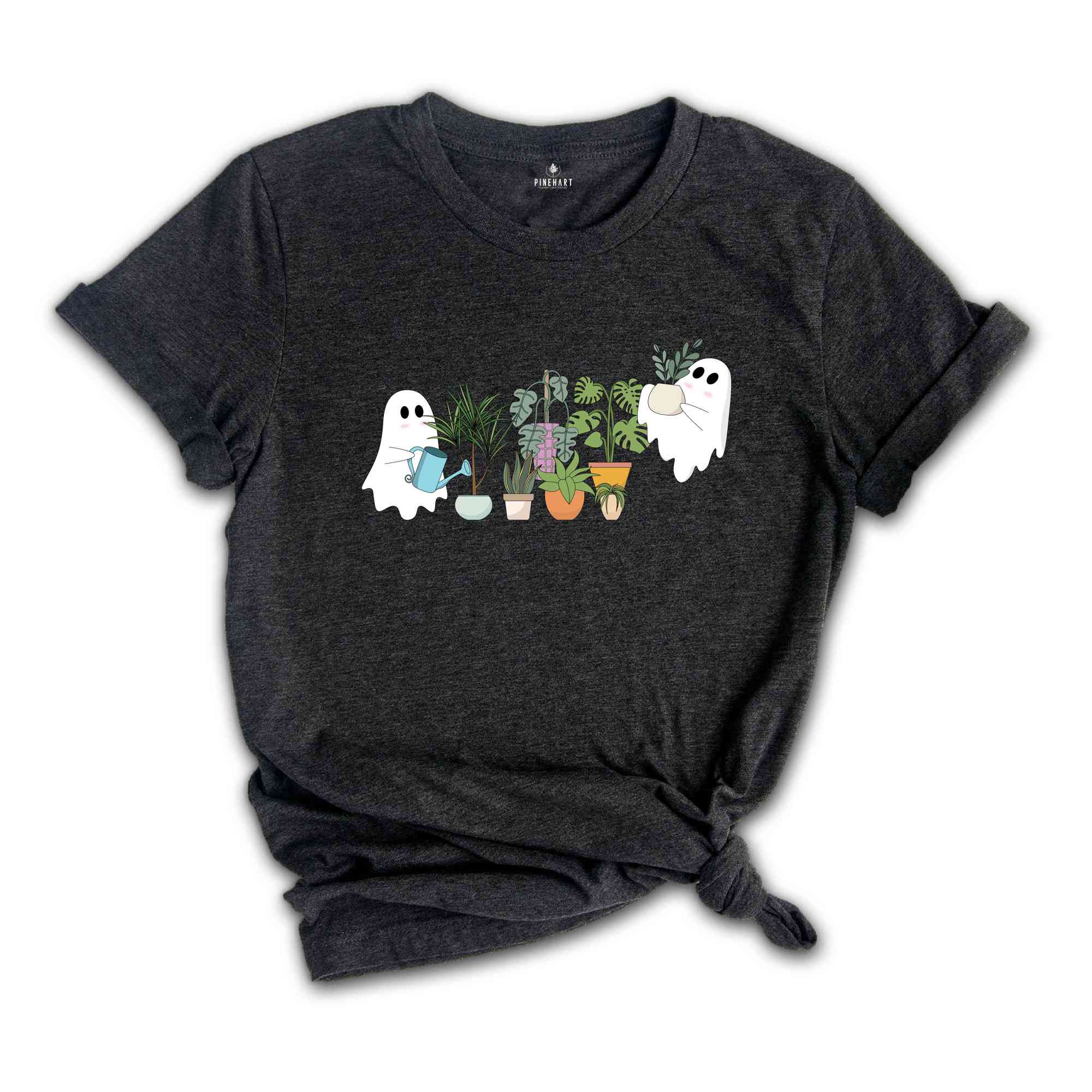 Ghost Plant Lady T-shirt, Halloween Plants Sweatshirt, Plant Lover Gift, Spooky Ghost Plant T-shirt, Halloween Tee