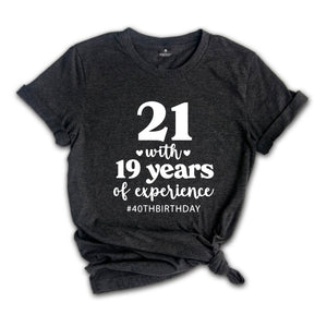 Funny 40th Birthday Shirt, 40th Birthday Tee, Vintage 1984 Shirt, Birthday Trip Shirt, Birthday Gift