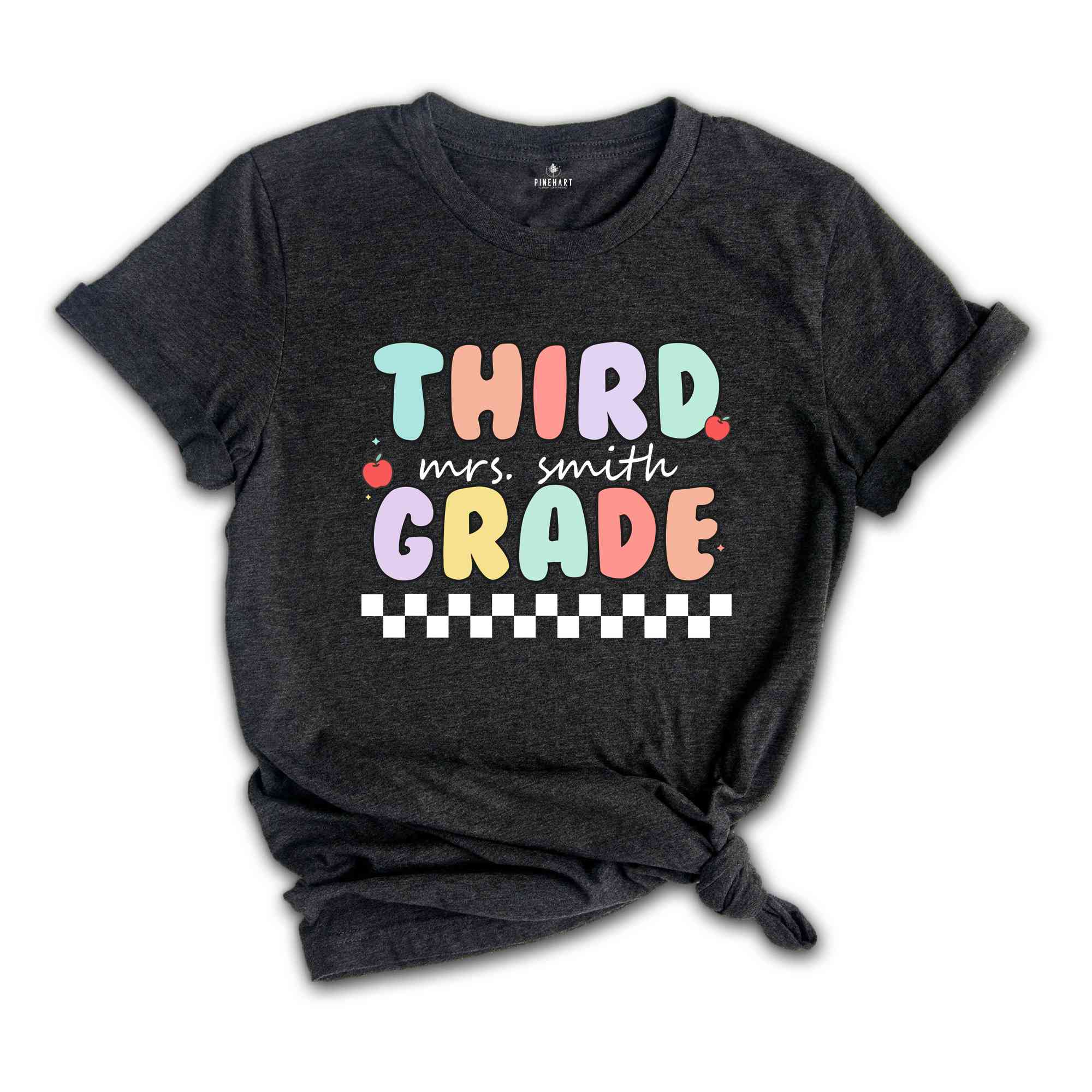 Third Grade Teacher Shirt, Custom Teacher Shirt, 3rd Grade Shirt, Back to School, Teacher Appreciation, Custom Teacher Shirt