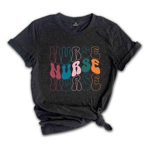 Nurse Retro Shirt, Nurse T shirt, Registered Nurse Shirt, Groovy Nurse Shirt, New Nurse Gift, Nurse Life Shirt,