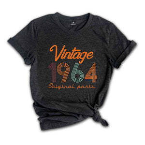 Vintage 1964 Shirt, 60th Birthday Shirt, Hello Sixty Shirt, Sixty Year Old Birthday, 60th Birthday Gift, Birthday Party Shirt