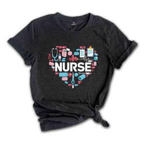 Nurse Shirt, Love Nurse Shirt, Cute Nurse Shirt, Trendy Nurse Shirts, Nurse Appreciation Gift, Nurse Gift Idea, Nurses Week Gift