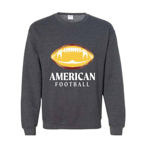 American Ball Sweater, Football Sweater, American Football Sweater, Football Gift Sweatshirt, Trendy Day, Trendy Sweater