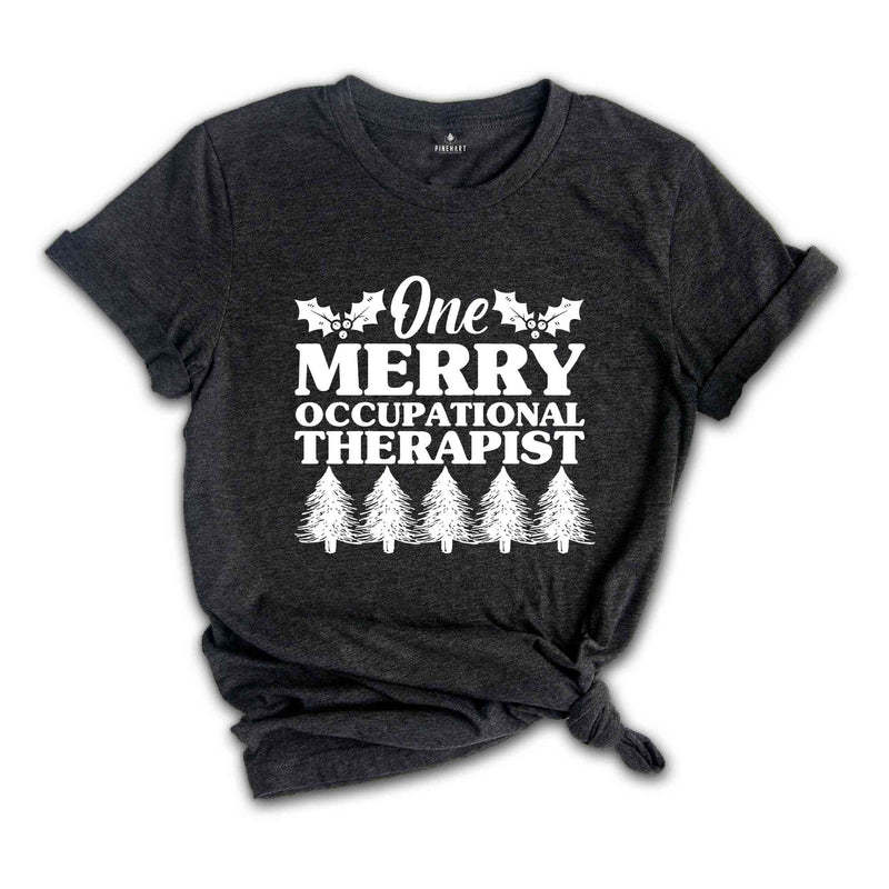 Merry Occupational Therapist Shirt, Christmas Gift, Christmas OT Gift, OT Shirt, Funny Xmas Shirt, Holiday Shirt, Therapist Shirt