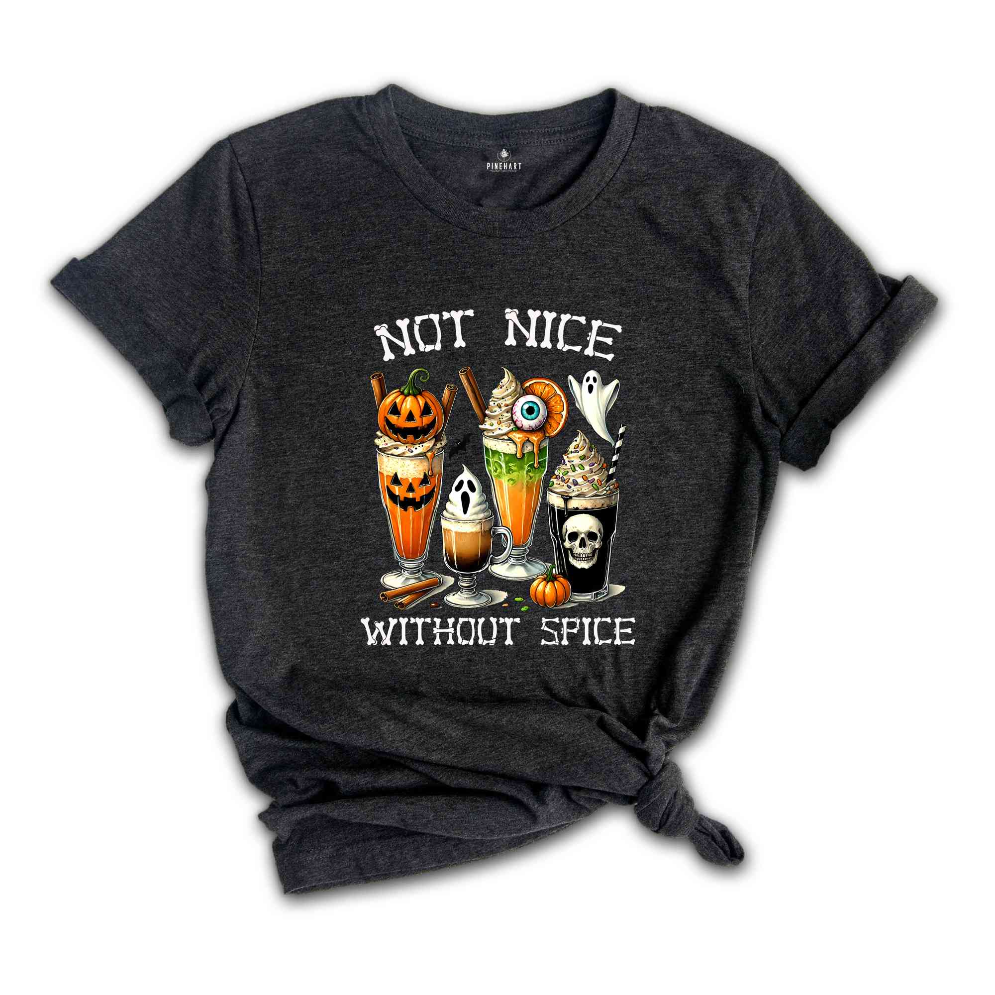 Not Nice Without Spice Shirt, Halloween Shirt, Spooky Pumpkin Shirt, Halloween Party Shirt, Halloween Party