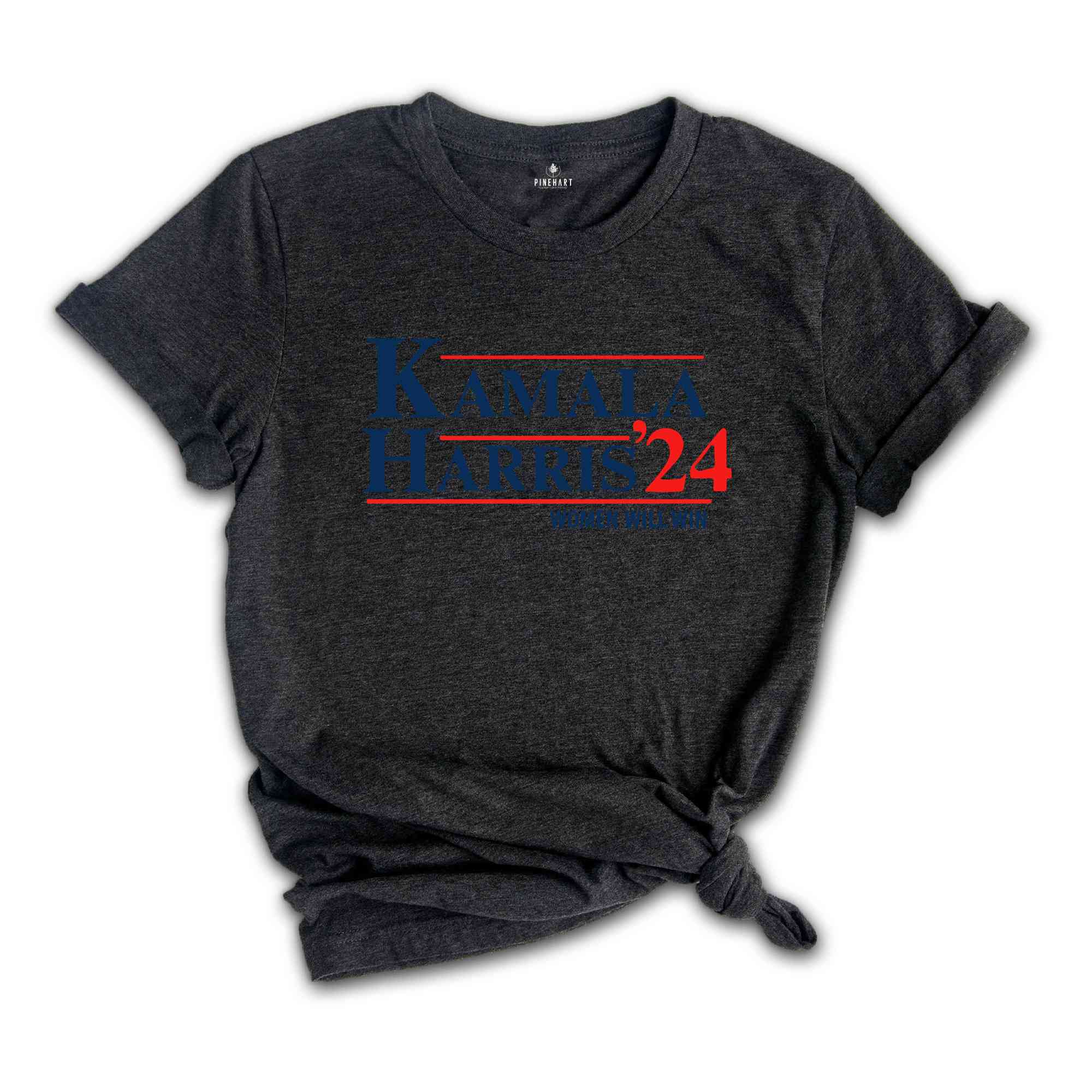 Kamala Harris 24, Women Will Win Shirt, President Kamala Harris 2024 Shirt, Madam President Kamala Harris Shirt