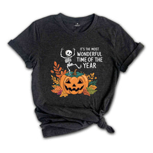 It's The Most Wonderful Time Shirt, Spooky Funny Shirt, Spooky Halloween Shirt, Retro Halloween Shirt, Garment Dyed, Fall Vibes Shirt