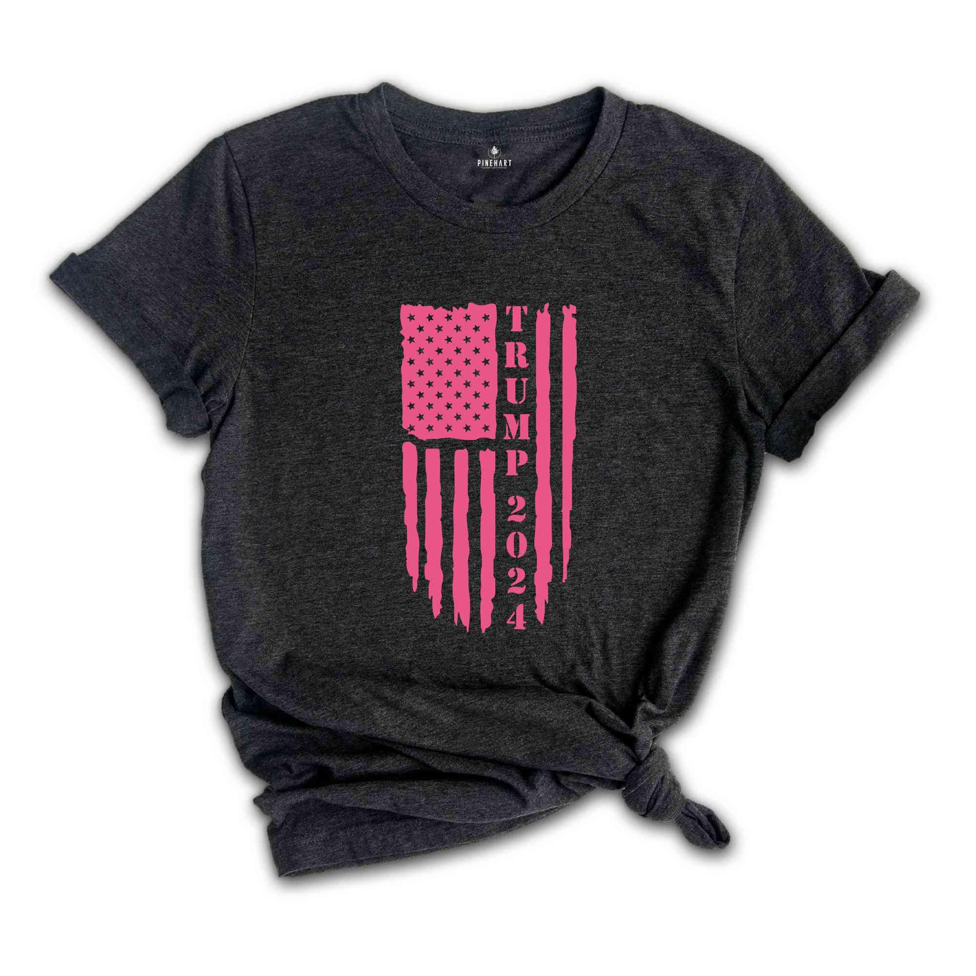 Trump 2024 American Flag T-Shirt, Trump Shirt, Election T-Shirt, Patriotic Gifts, Trump Voting Shirt, Republican Shirt