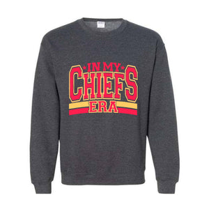 In My Chiefs Era Sweatshirt, Football Chiefs Sweat, Jersey Sweatshirt, Jersey 87 Sweat