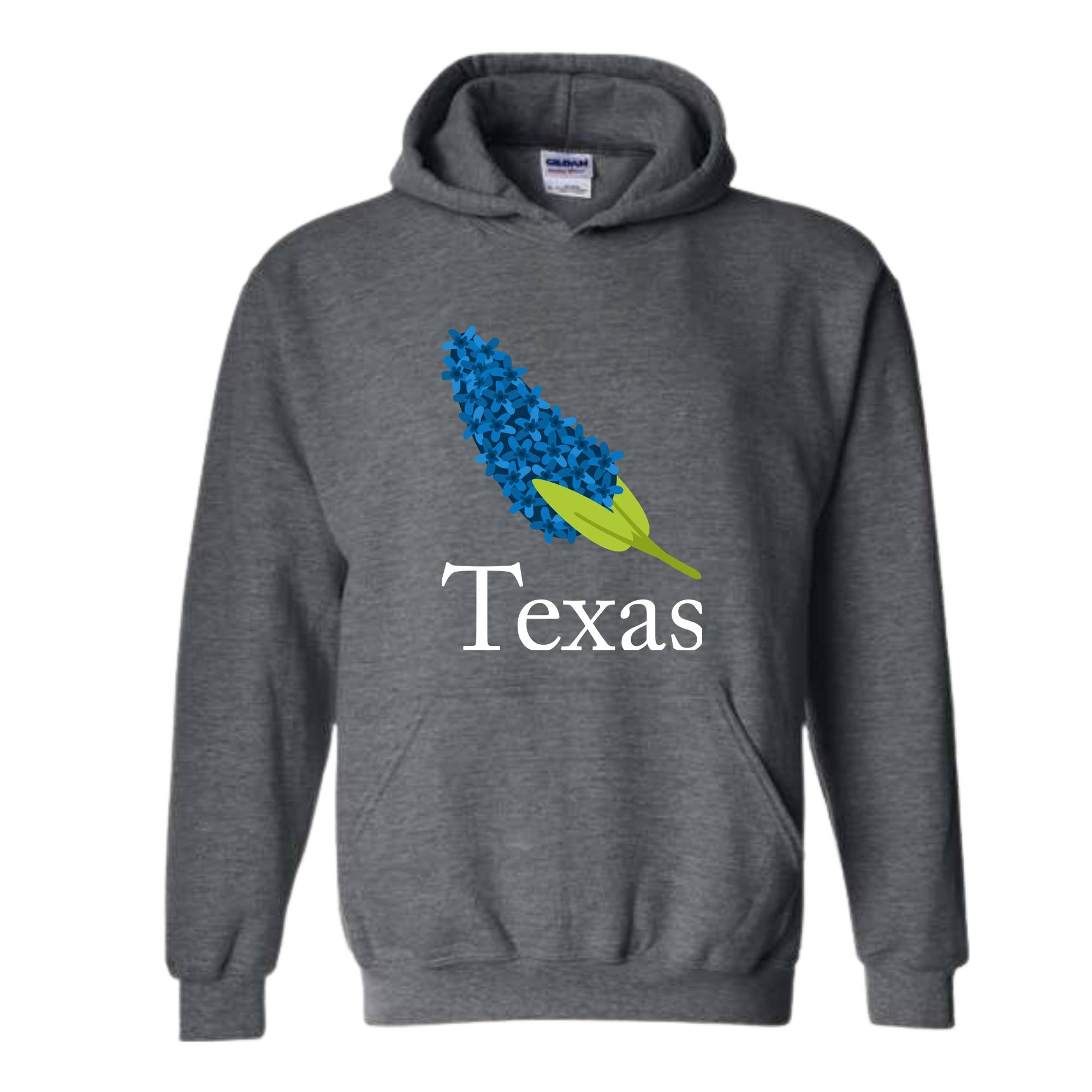 Texas Bluebonnets Hoodie, Texas Hoodie, State Hoodie, Home State Hoodie, Texas Flower Hoodie, Austin Texas Hoodie