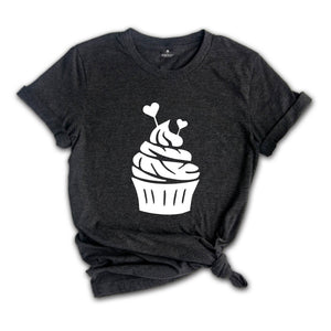 Cupcake Birthday Shirt, Cupcakes Shirt, Birthday Shirt, Valentine Cupcake Shirt, Chef Mom Shirt, Baker's Shirt, Cute Cake Tee