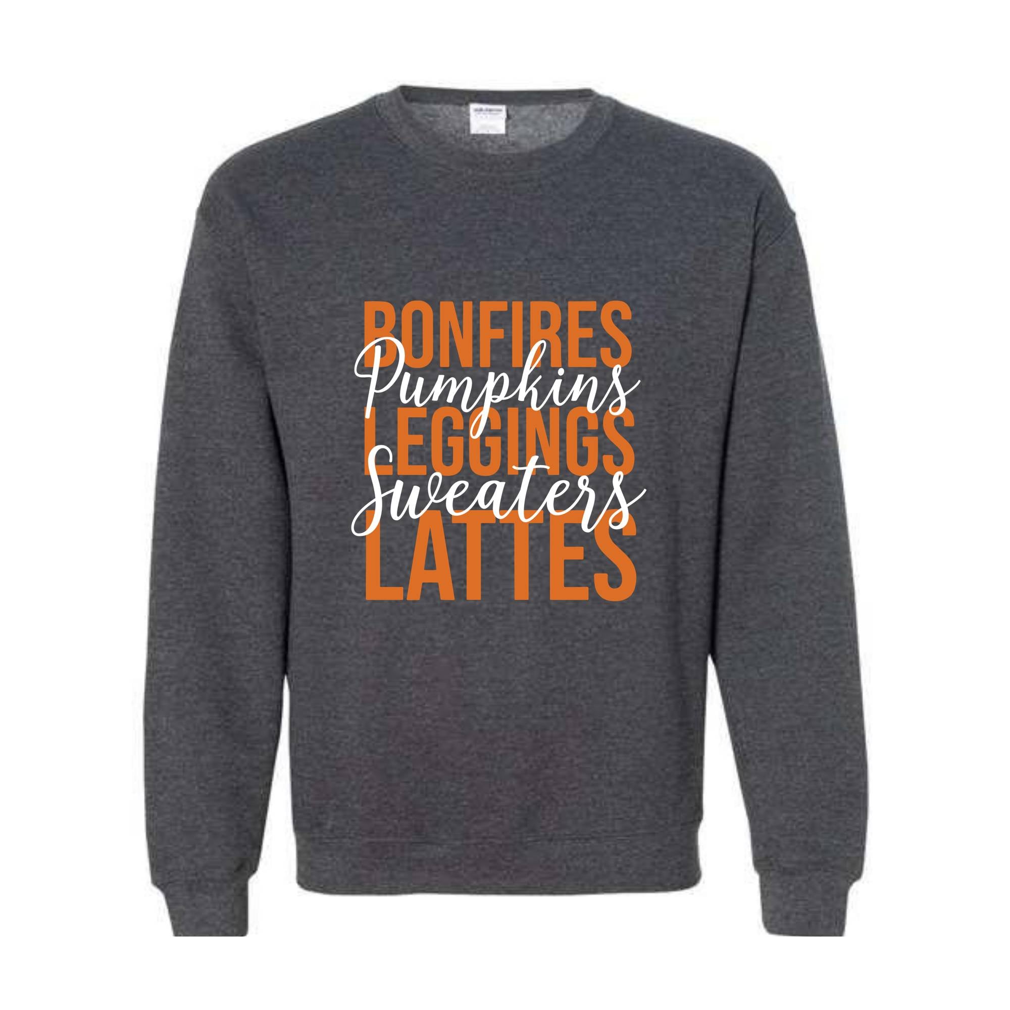 Bonfires Pumpkins Leggings Sweaters Lattes Sweatshirt, Thanksgiving Sweatshirt, Fall Autumn Sweater, Hello Autumn Shirt, Thanksgiving Gift