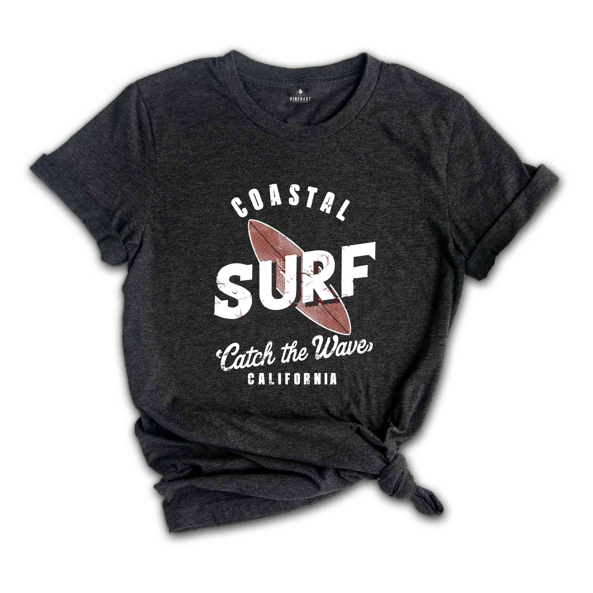 Coastal Surf Shirt, Coconut Girl Tee, Trendy Beachy Shirts, Surf Tshirt, Summer Tee, California Shirt, Ocean Wave Shirt