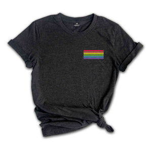 Pride Flag Shirt, Pride Shirt, LGBTQ Shirt, Pride Month Shirt, Gay Pride Shirt, Pocket Pride Shirt, Equality Shirt, Lesbian Shirt, Gay Shirt