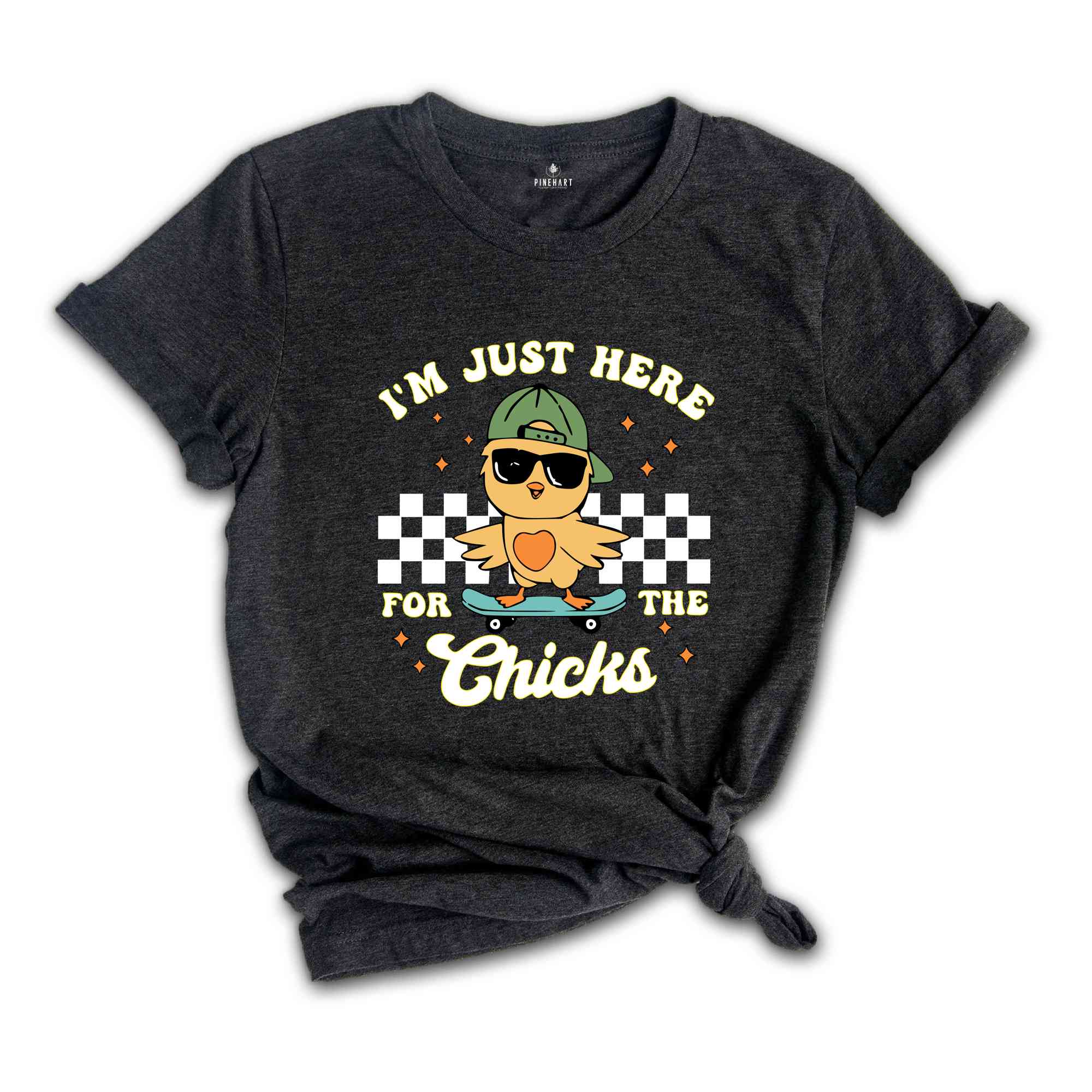 I'm Just Here For The Chicks Shirt, Funny Easter Shirt, Cute Chick Shirt, Easter Shirt, Kids Easter Shirt