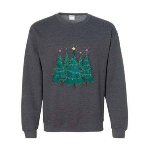 Christmas Trees Sweatshirt, Christmas Shirts For Women, Christmas Sweater, Shirts For Christmas