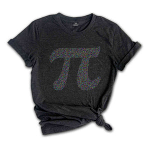 Pi Symbol Shirt, Math Lover Shirt, National Pi Day Shirt, Happy Pi Day Shirt, Funny Pi Shirt, Rainbow Pi Shirt