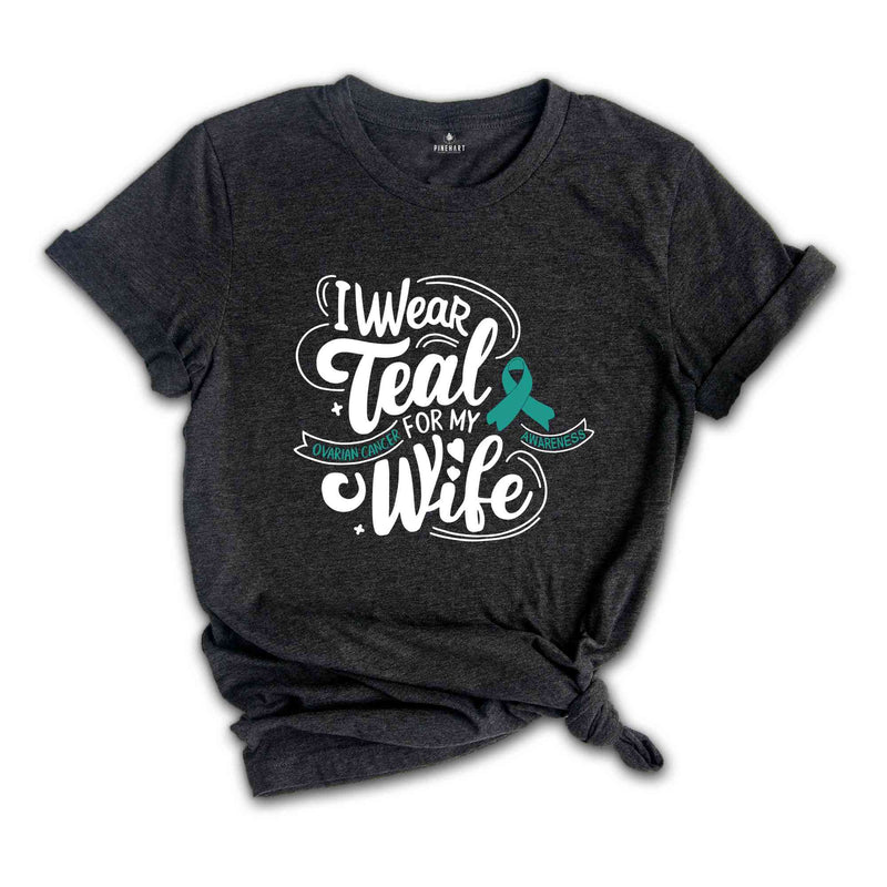 Ovarian Cancer Gift, Cancer Warrior Shirt, Ovarian Cancer Awareness Tee, Cancer Survivor Graphic Tees, Cancer Support TShirt, Gifts for Wife