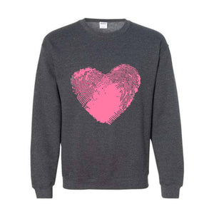 Valentine Sweatshirt, Romantic Love Sweater, Heart SweatShirt , Couples Gift, Cozy Valentines Day Pullover