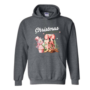 Christmas Sweat Treats Hoodie, Cute Christmas Hoodie, Christmas Gift, Christmas Party, Snowman Hoodie, Women Christmas