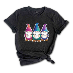 Three Cute Gnomes Shirt, Gnome Shirt, Astrology Gnomes Shirt, Crystals Shirt, Celestial Gnomes Shirt, Galaxy Gnomes Shirt