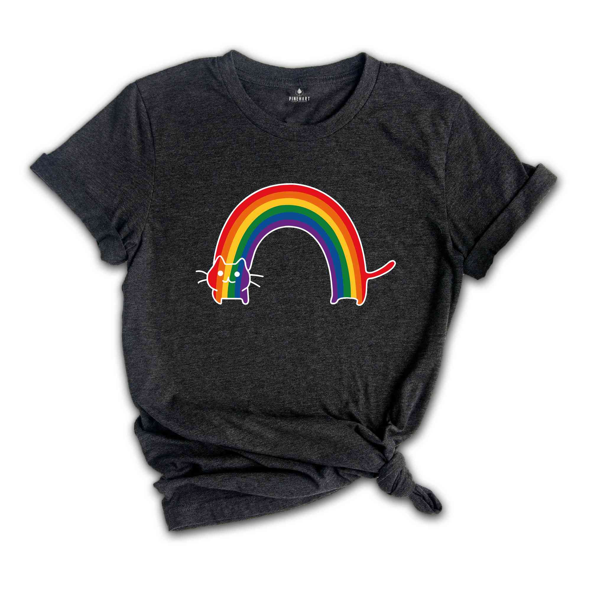 Rainbow Cat Shirt, Pride Shirt, Lgbtq Shirt, Cat Lovers Shirt, Cat Mama Shirt, Purride Cat Shirt, Gay Cat Shirt, Lgbt Flag Shirt