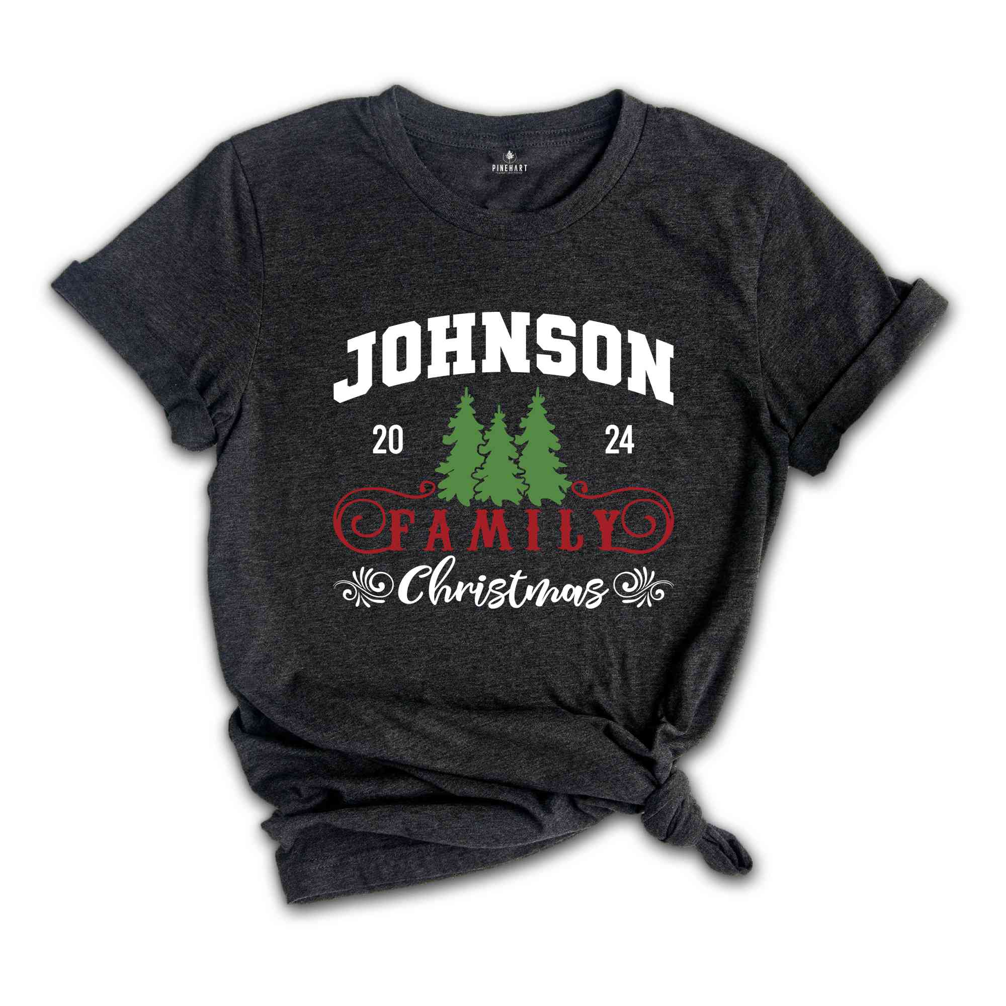 Custom Family Christmas Shirt, Matching Family Christmas Shirt, Personalized Family Name Christmas Shirt, Christmas Shirt, Family Shirt