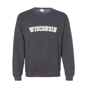 Wisconsin Sweatshirt, Wisconsin, Wisconsin State, Wisconsin Gifts, Wisconsin Sweater, Wisconsin Gift, Wisconsin Crewneck