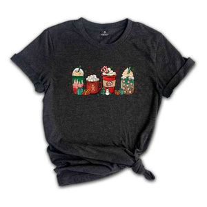 Christmas Coffee Mugs Shirt, Christmas Coffee Shirt, Christmas Tree Shirt, Santa Shirt, Christmas Crewneck, Holiday Shirt