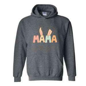 Custom Mama Easter Hoodie, Mama Hoodie With Kids Names, Happy Easter Hoodie, Personalized Easter Day Hoodie