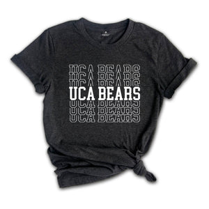 Team Mascot Shirt, Uca bears Team Shirt, Uca bears Team Spirit Shirt, Uca bears Fan Shirt, Uca bears School Shirt, Uca bears School Spirit