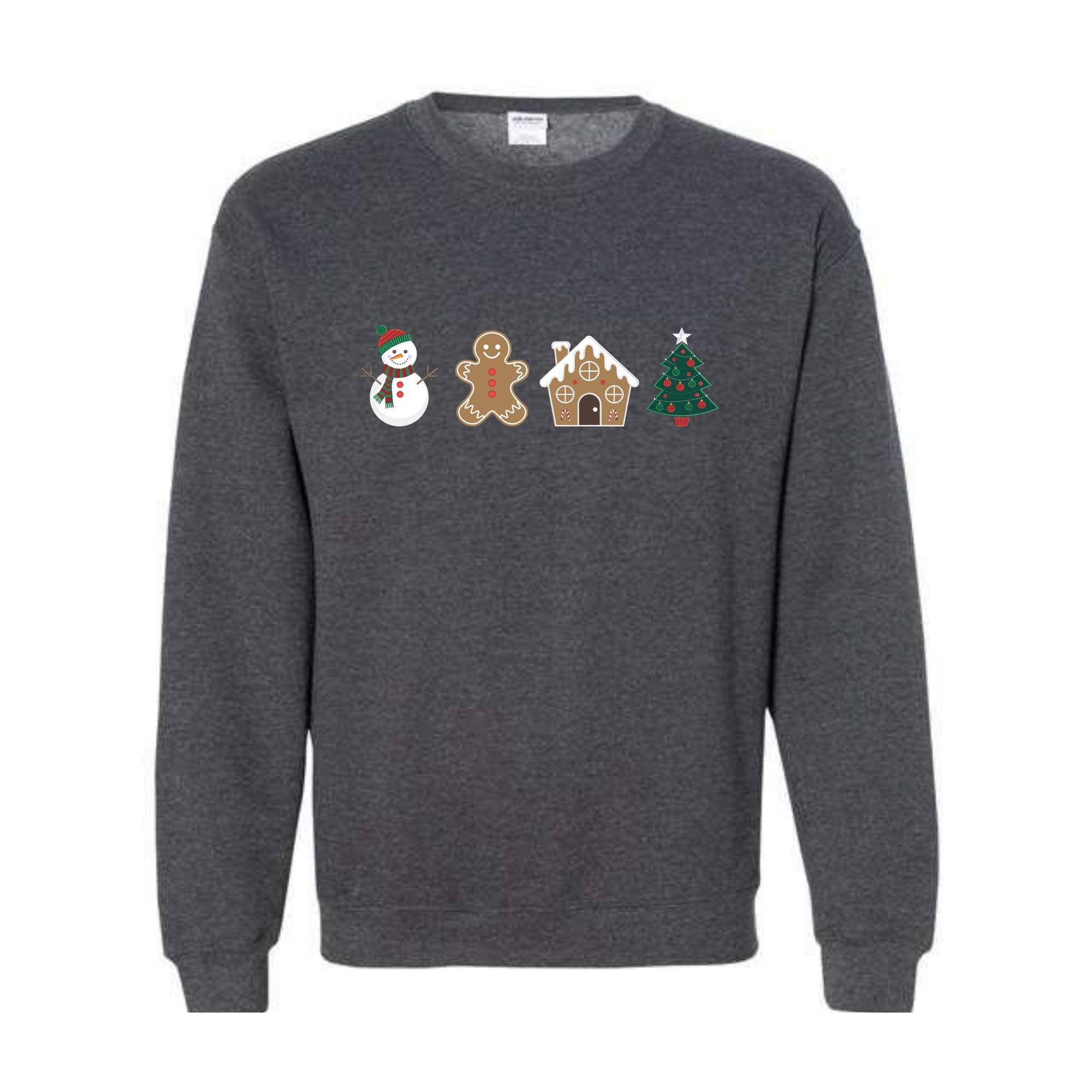 Cute Gingerbread Cookies Sweatshirt, Gift For Christmas