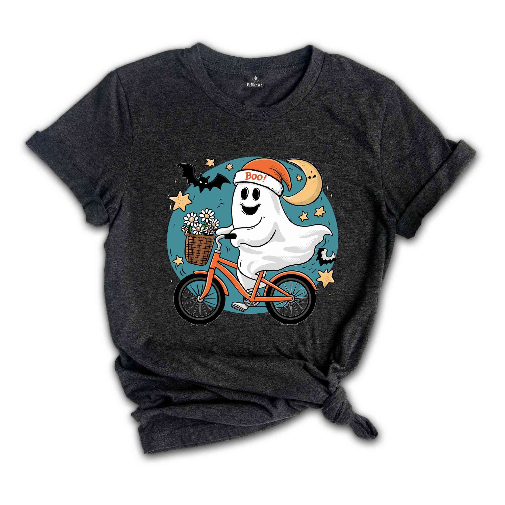 Halloween Ghost Shirt, Cute Ghost Shirt, Halloween Shirt, Cute Fall Shirt, Spooky Season Shirt, Gift For Halloween, Retro Halloween Shirt