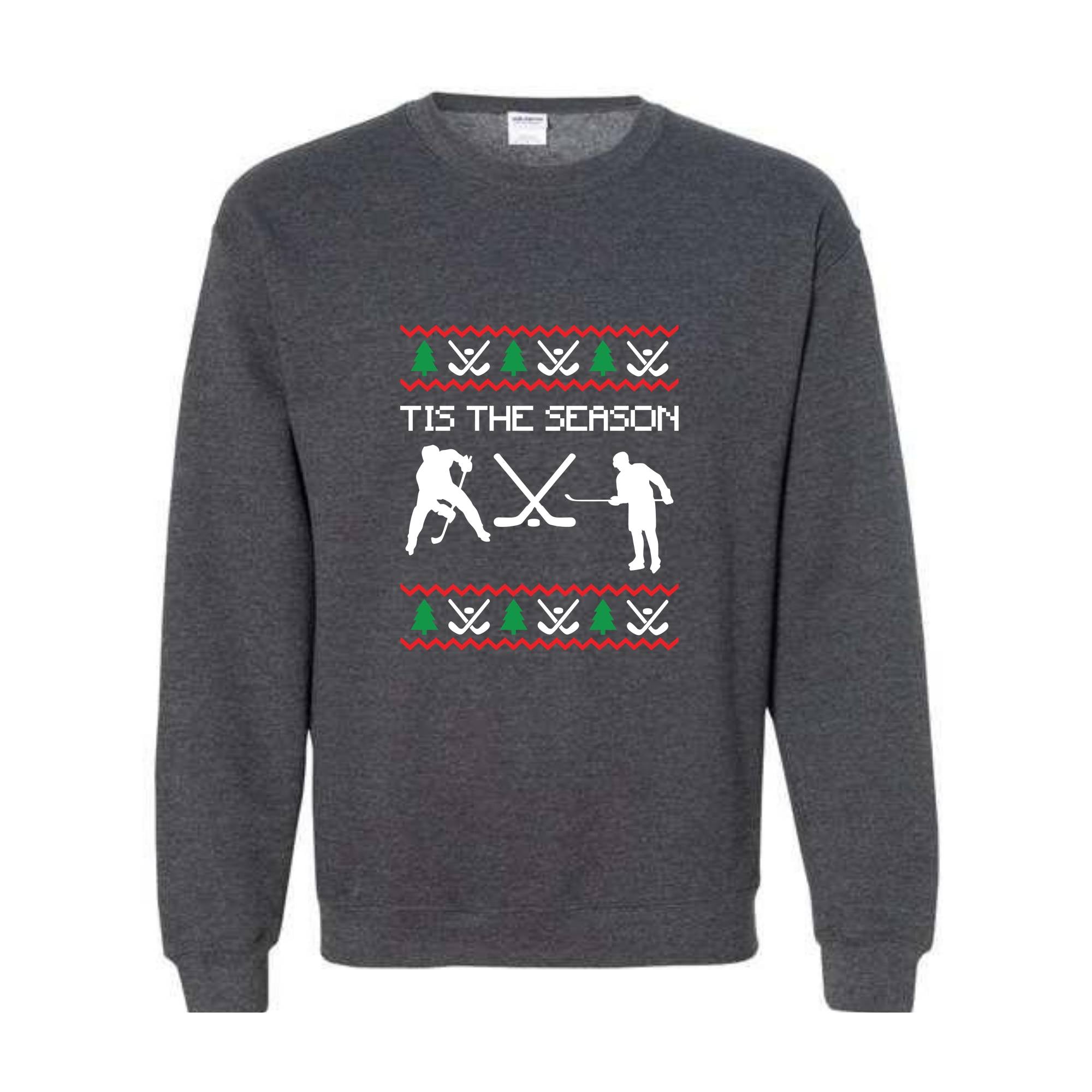 Tis the Season Christmas Hockey Shirt, Funny Ugly Sweater, Christmas Shirt, Holiday Hockey Player Shirt, Hockey Fans Shirt, Winter Shirt