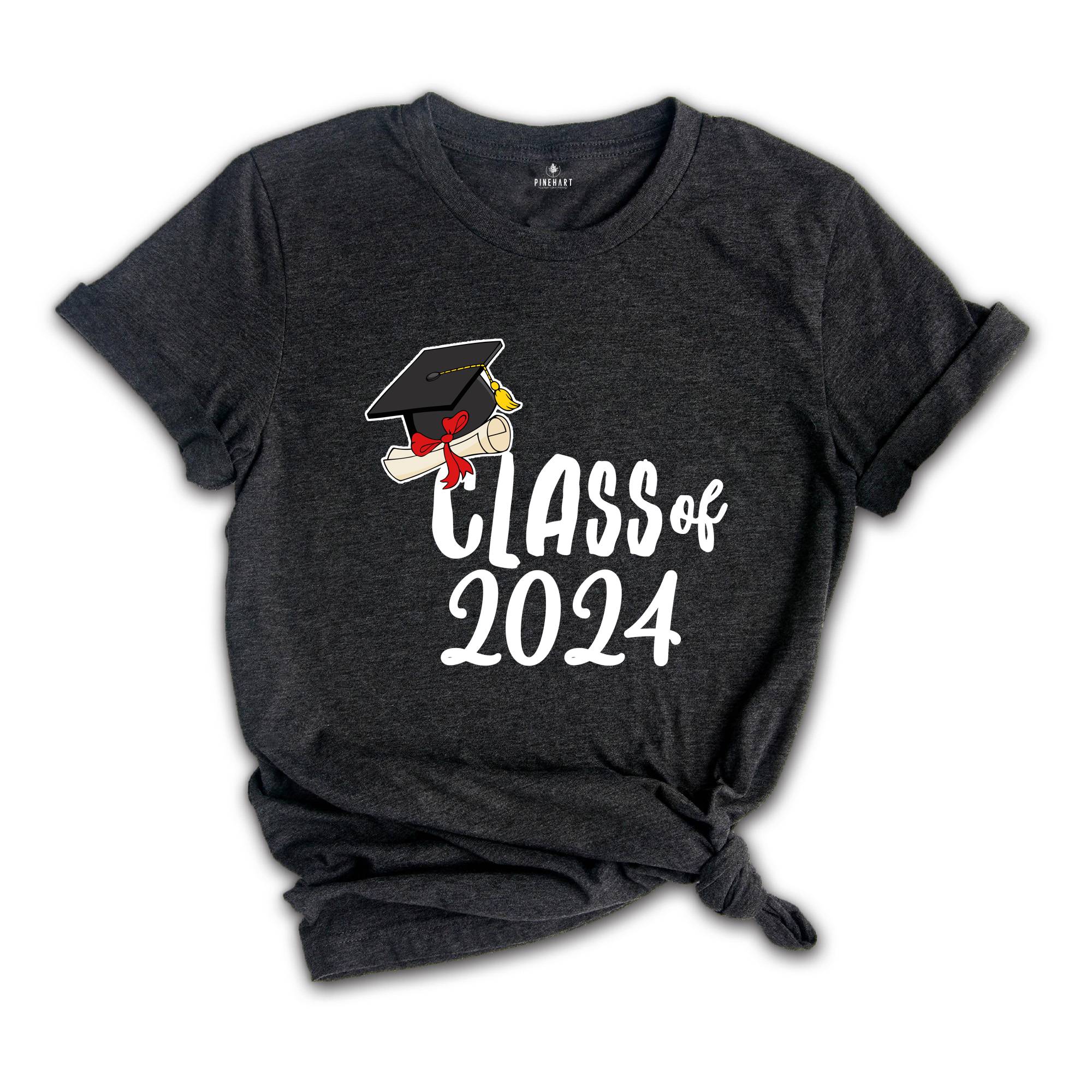 Class of 2024 T-shirt, Graduation 2024 Shirt, Grad Of 2024 Matching Gift, Back To School Shirt, High School Tee