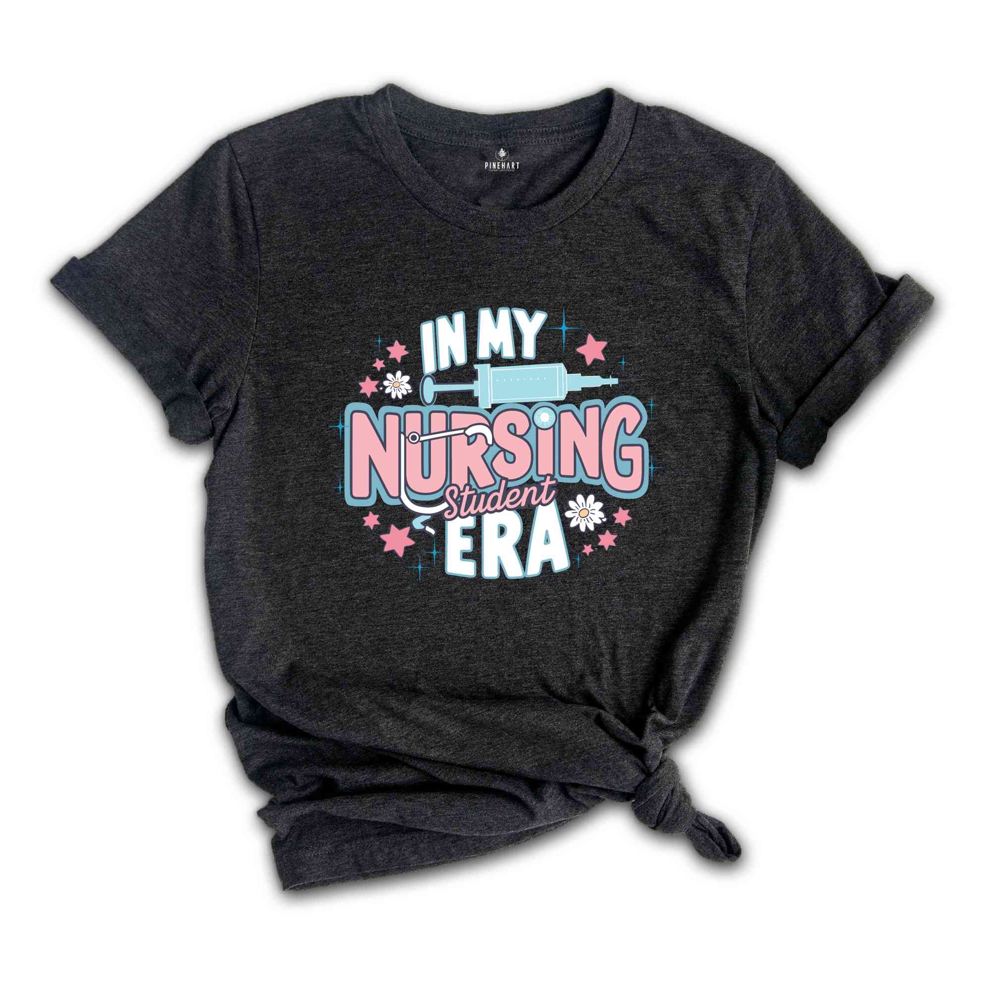 In My Nursing Student Era Shirt, Nurse T-shirt, Nursing Graduation Gift, Custom Nurse Shirt, Nursing School Tee, Gift For Nurse