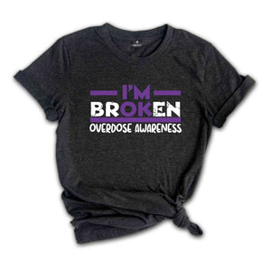 Overdose Awareness Ribbon Shirt, Addiction Recovery Gift, Narcotics Anonymous, Recovery Shirt, Sobriety T-Shirt