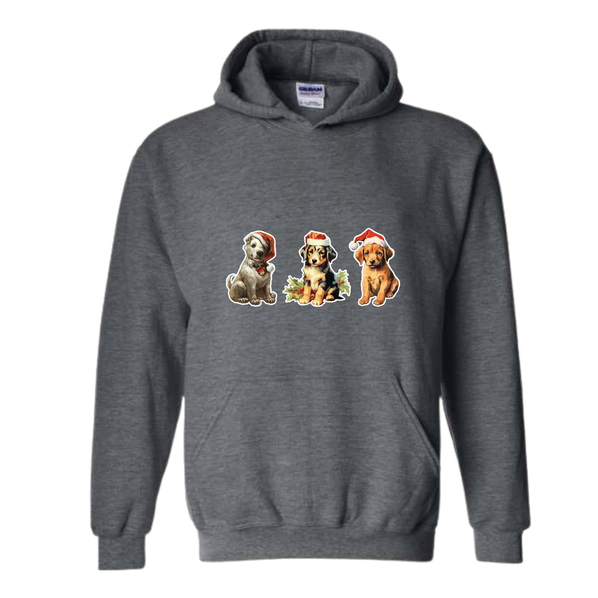 Christmas Dogs Sweatshirt, Vintage Christmas Sweatshirt, Vintage Dogs Sweatshirt, Cute Christmas Dogs, Dog Lover Sweatshirt