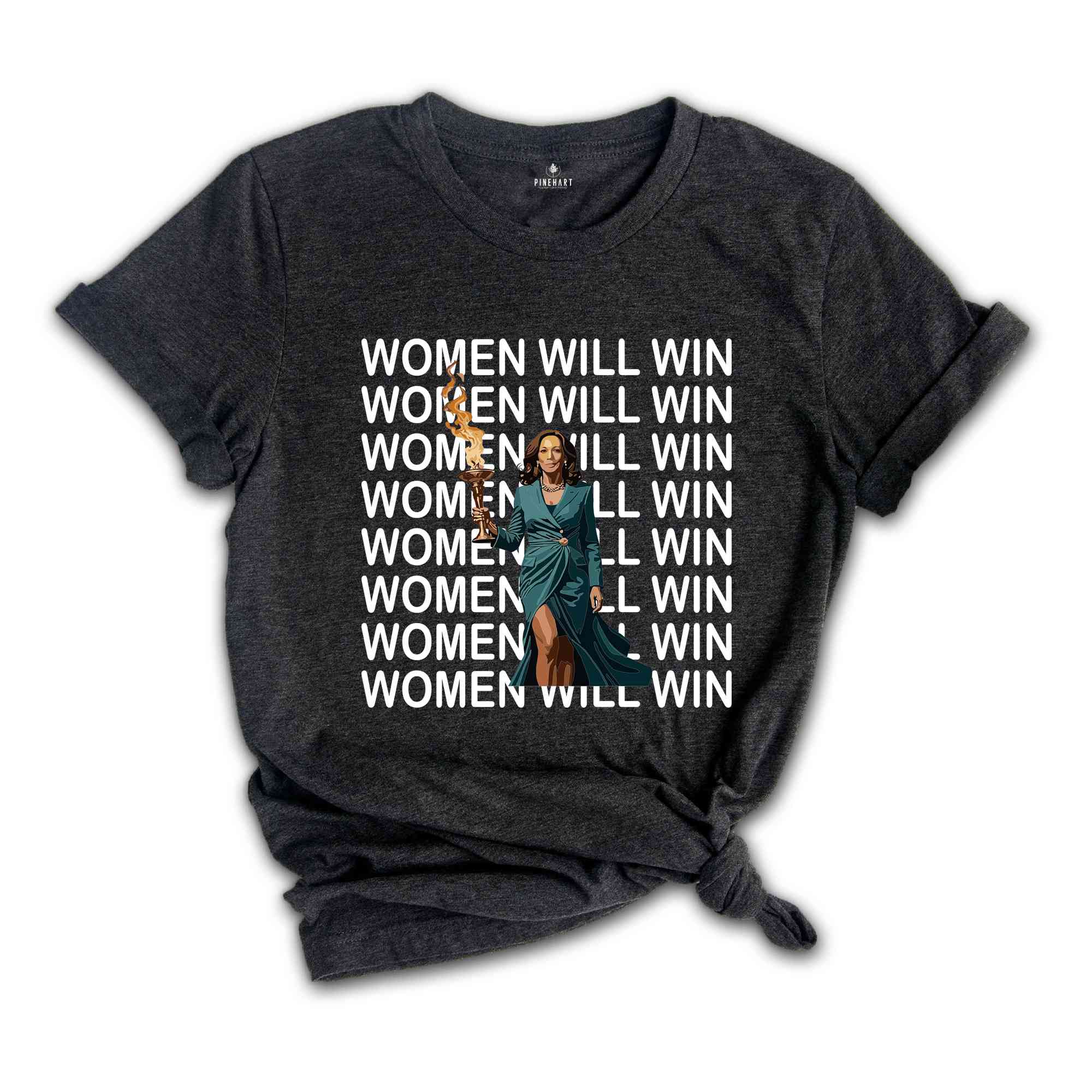 Kamala Harris Pass the Torch Shirt, Women Will Win, Madam President Shirt, Kamala Harris Shirt, Gift for Democrat, Vote Kamala Shirt