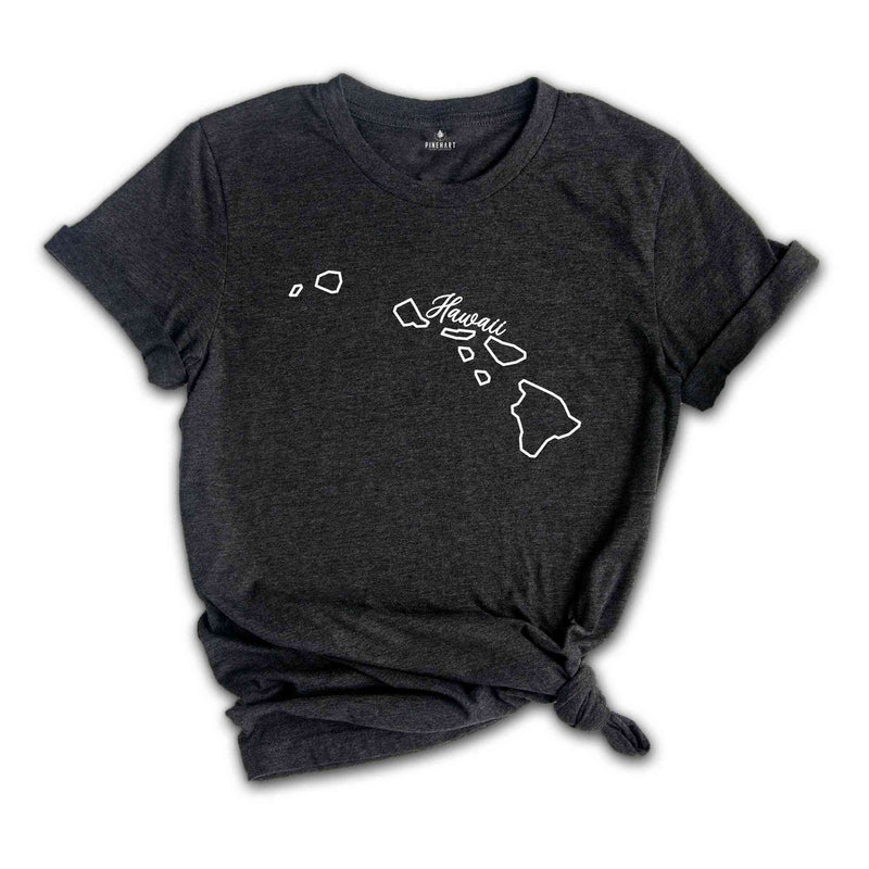 Hawaii State Shirt, The USA State Shirt, Hawaii USA Shirt, Hawaii Map Outline Shirt, US Outline Shirt, United States Shirt