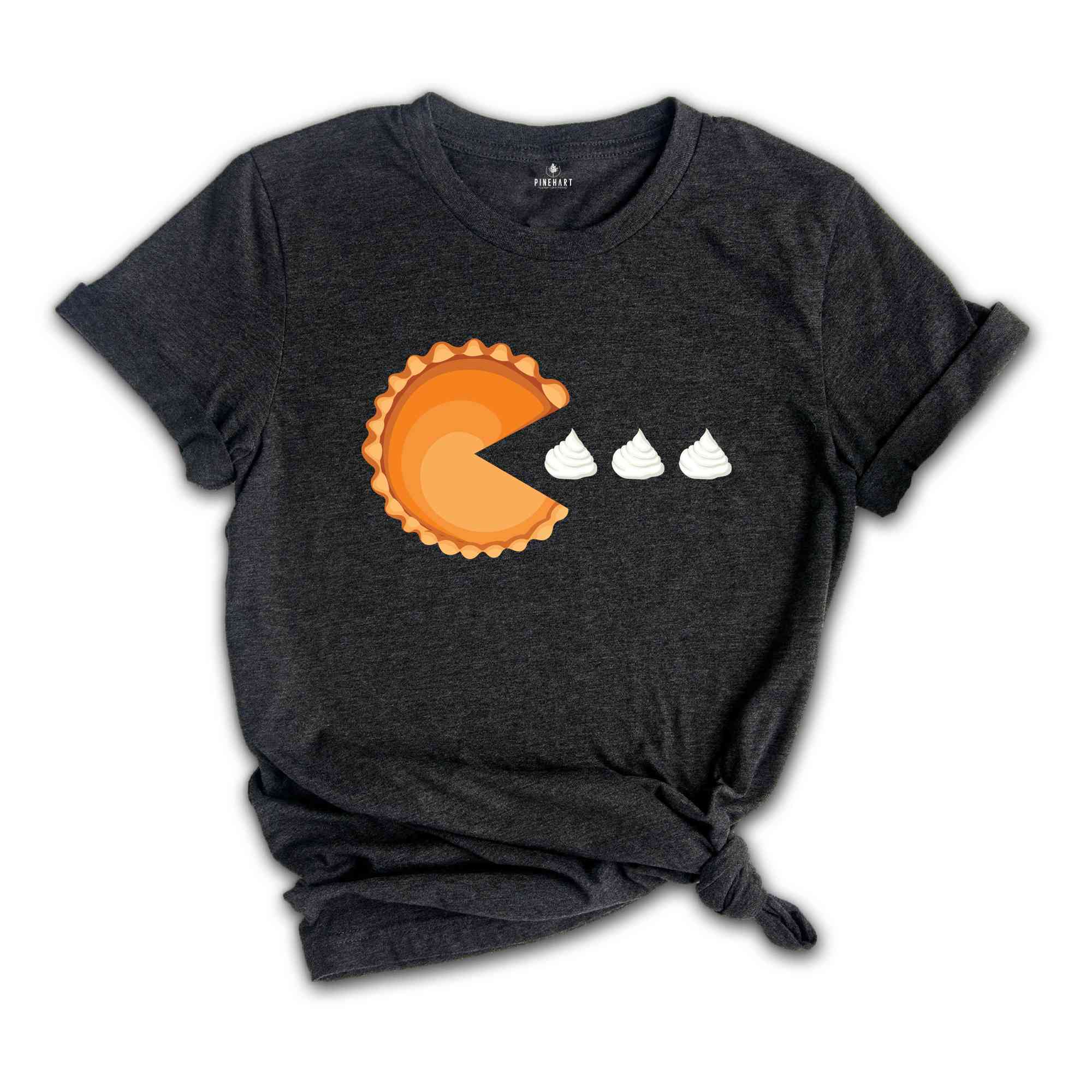 Pumpkin Pie Shirt, Pac Man Shirt, Pumpkin Season Shirt, Fall Shirt, Holiday Shirt, Halloween Shirt, Autumn Shirt, Thanksgiving Shirt