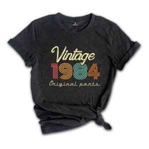 40th Birthday Shirt, Vintage 1984 Shirt, 40th Birthday Gift Women, 40 Years Birthday Shirt, 1984 Birthday Shirt, Retro 40th Birthday Tee