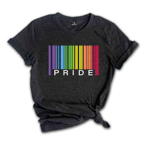 Pride Shirt, Pride Barcode Shirt, Love Is Love Shirt, Equality Shirt, Gay Pride Shirt, Human Rights Shirt, LGBTQ Shirt, Pride Month Shirt