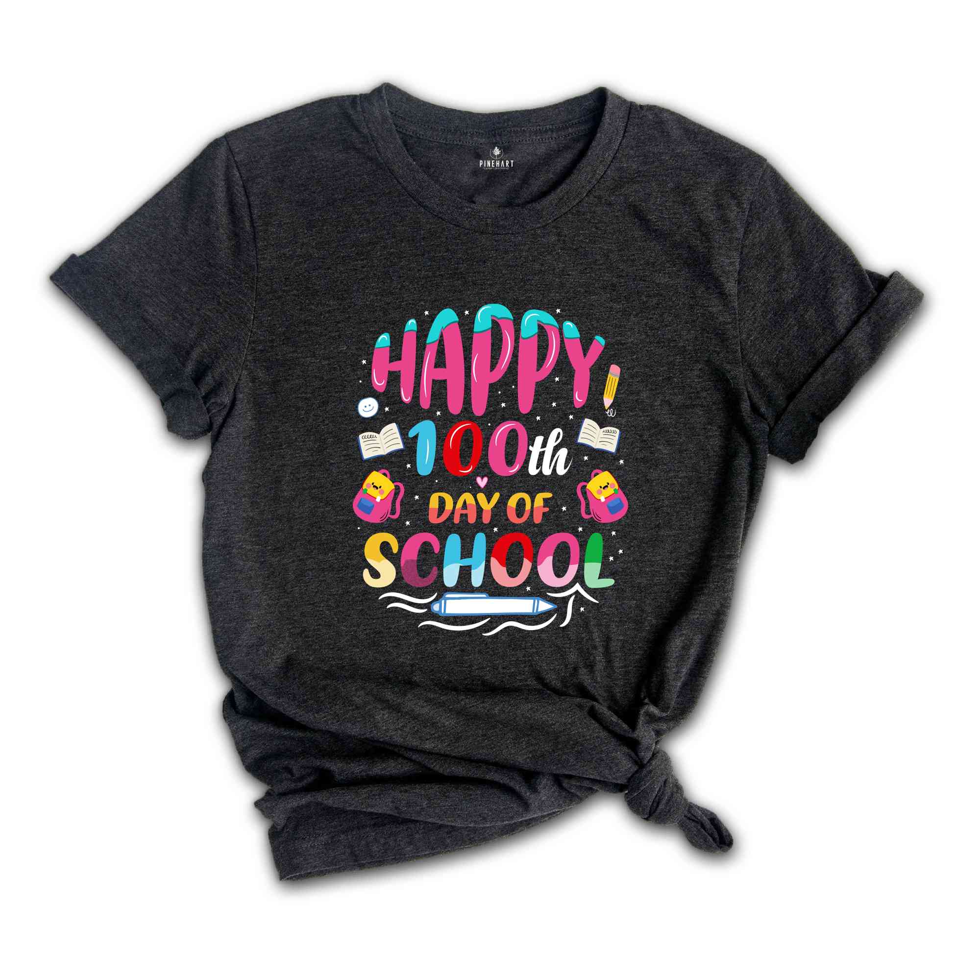 Happy 100th Day Of School Shirt, School Appreciation, Teacher Shirt, 100th Day Of School Gift, School Shirt, Back To School Shirt