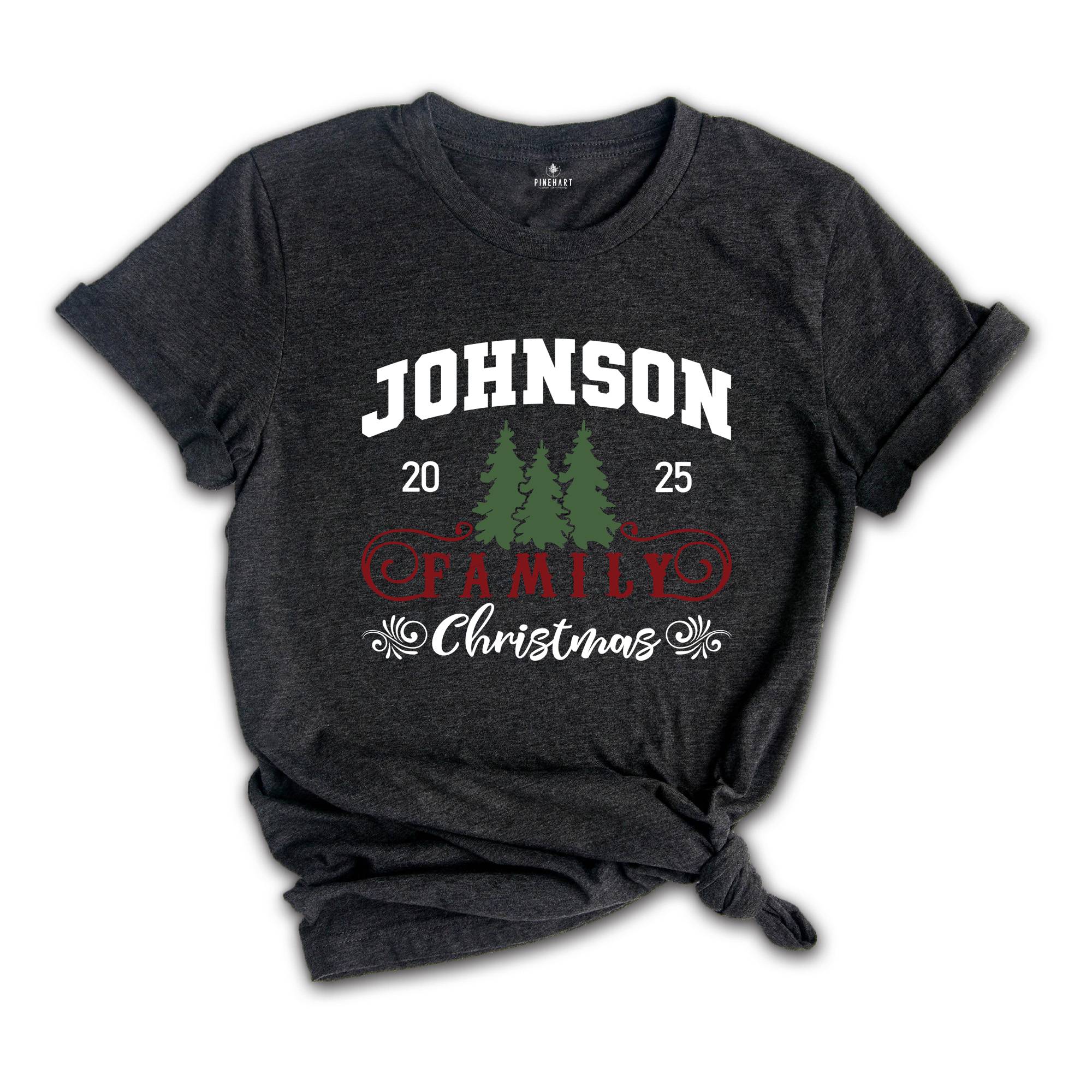 Custom Family Christmas Shirt, Matching Family Christmas Shirt, Personalized Family Name Christmas Shirt, Christmas Shirt, Family Shirt