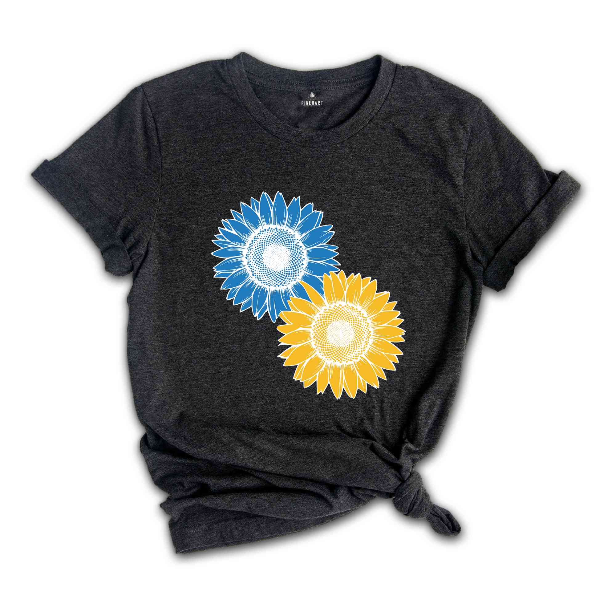 Sunflower Ukraine, Proud Ukrainian T-Shirt, Pray for Ukraine Tee, No War Ukraine, Ukraine Military Shirt