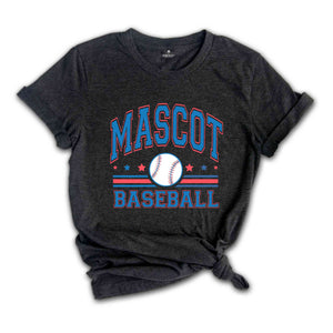 Custom Baseball Mascot Shirt, Custom Team Shirt, Work Shirt, Baseball Team Shirt, Custom Baseball Shirt