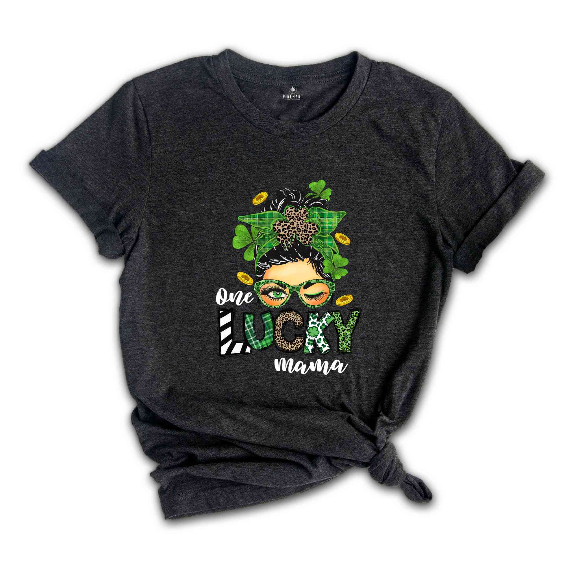 One Lucky Mama, Saint Patrick's Day Mama Shirt, Lucky Mom Shirt, St. Patrick's Day T-Shirt, Feeling Lucky T-Shirt